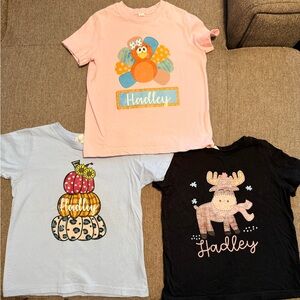 Personalized “Hadley” Holiday Graphic T-Shirts size 4t